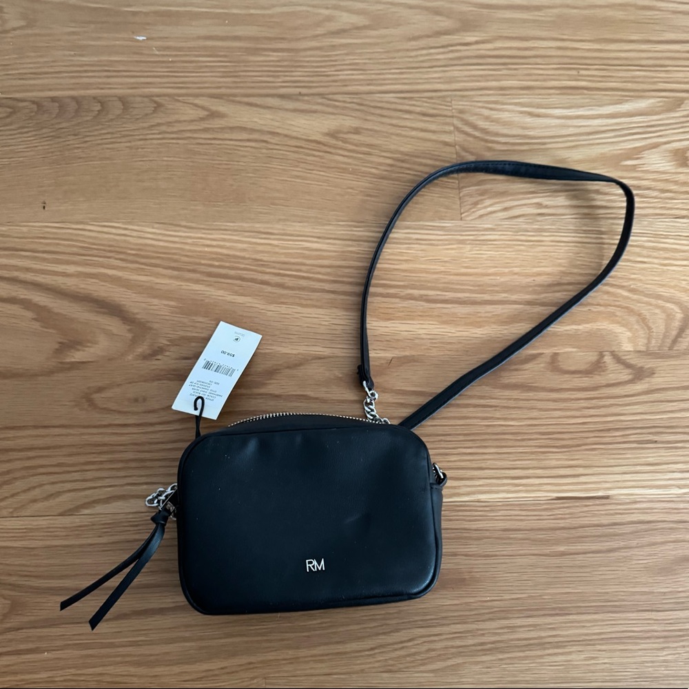 Rebecca Minkoff cross body purse. Silver bead accents. NWT